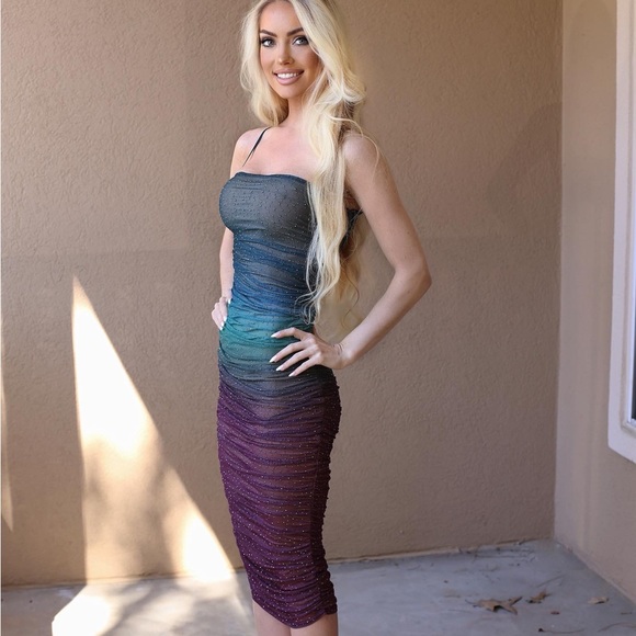 AFRM Hazel Rhinestone Dress - Picture 3 of 6